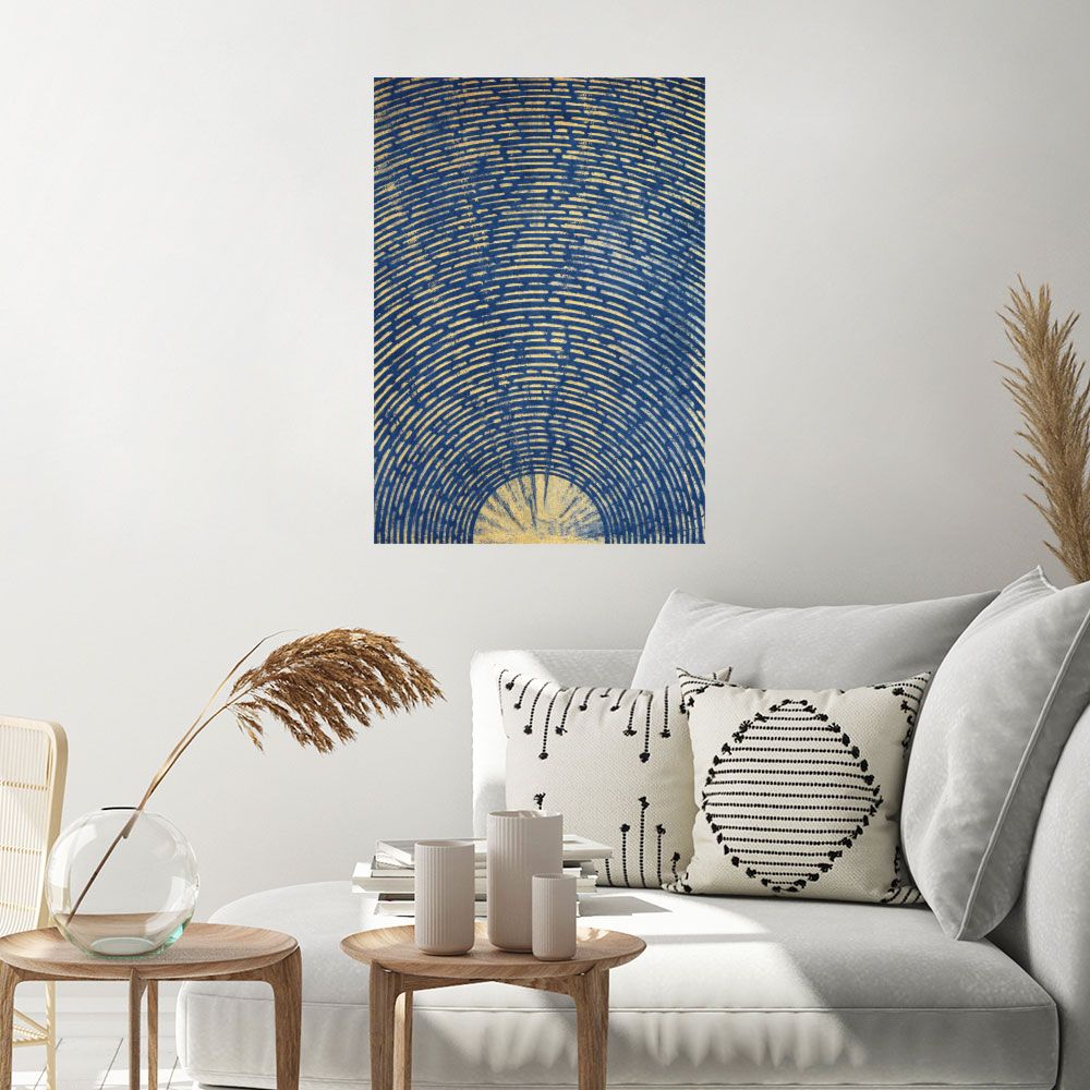 Affiche Cercles dorés élégants