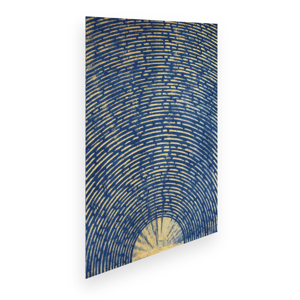 Affiche Cercles dorés élégants