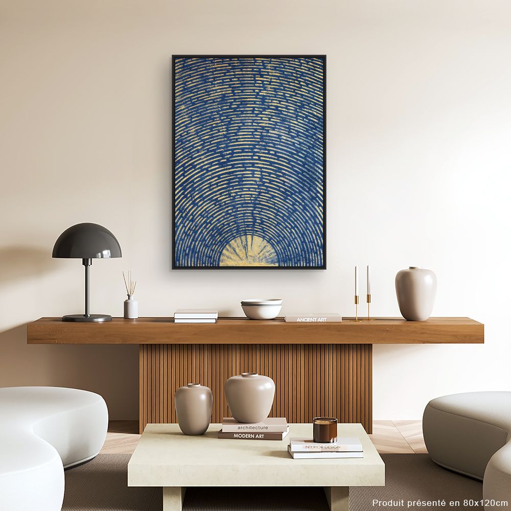 Tableau Cercles dorés élégants