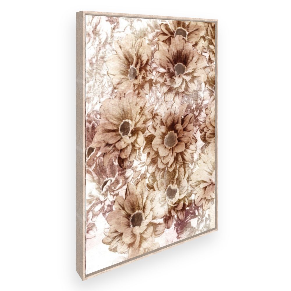 Toile Fleurs élégantes