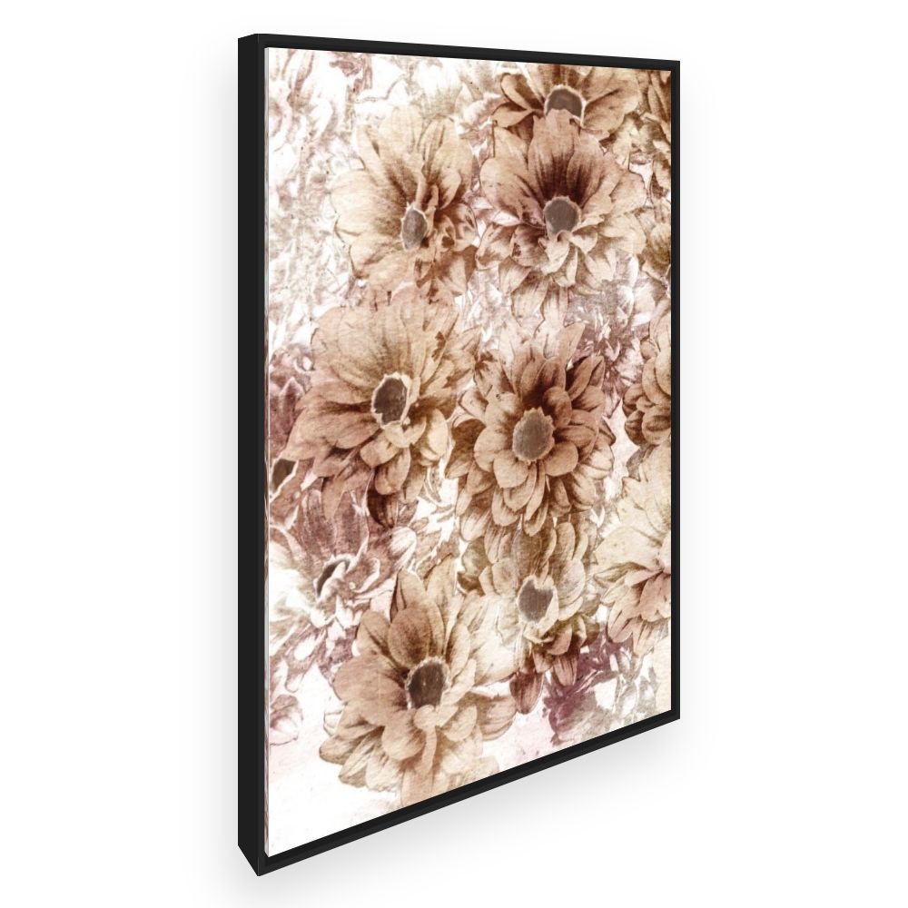 Toile Fleurs élégantes