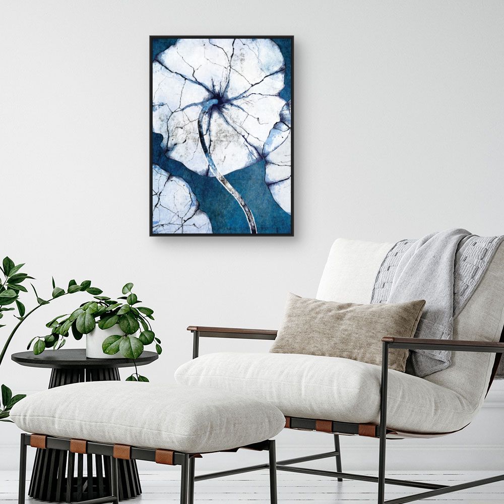 Tableau Fleurs texturées