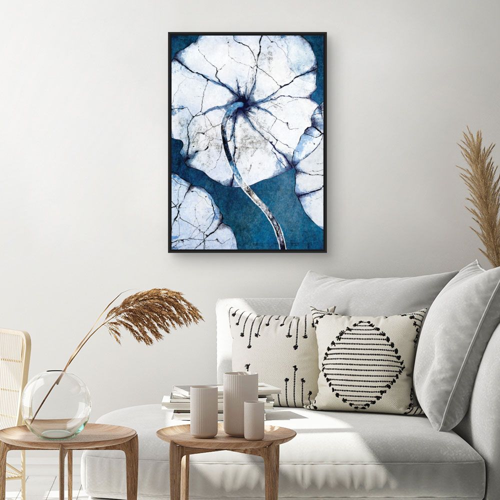 Tableau Fleurs texturées