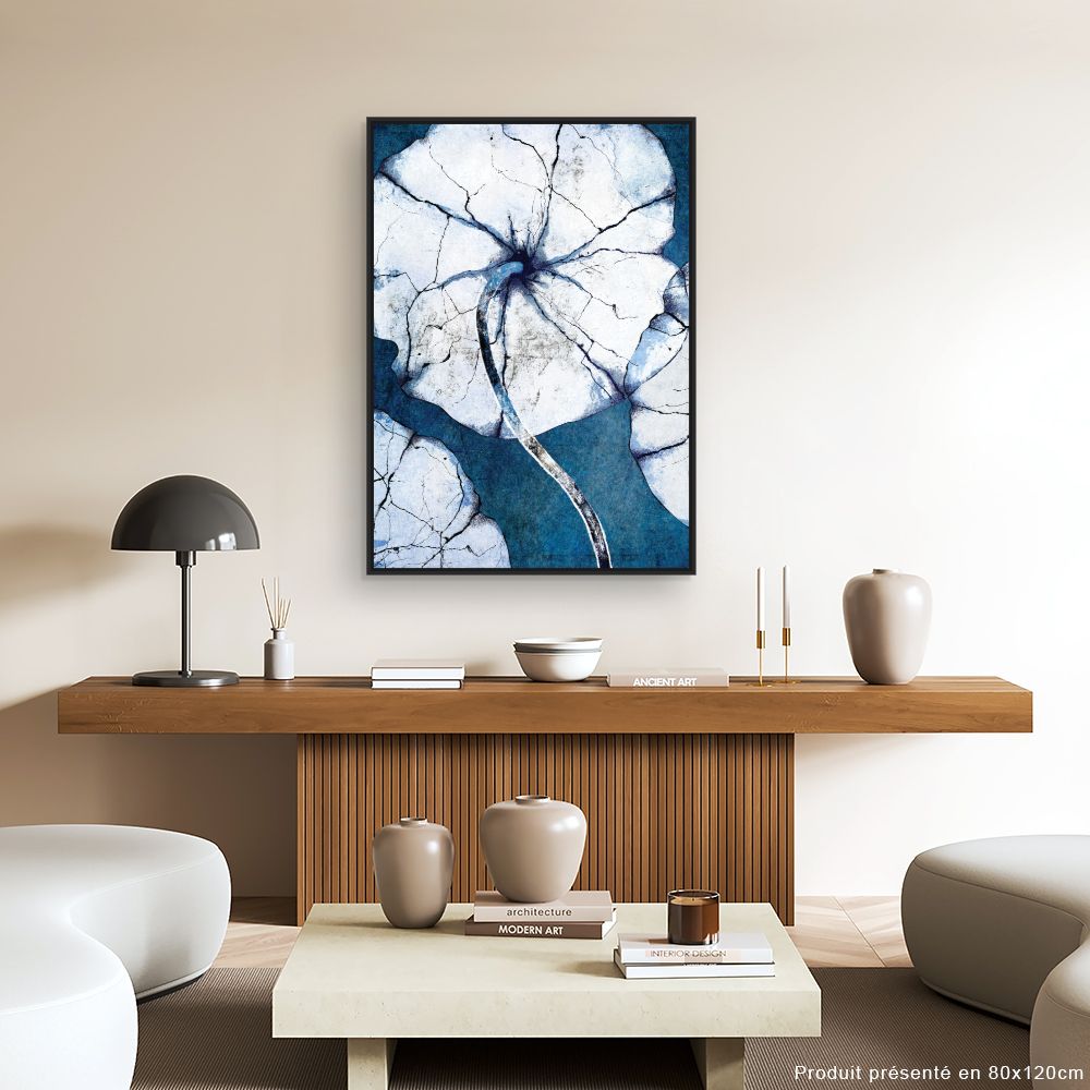 Tableau Fleurs texturées