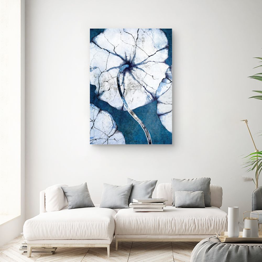 Tableau Fleurs texturées