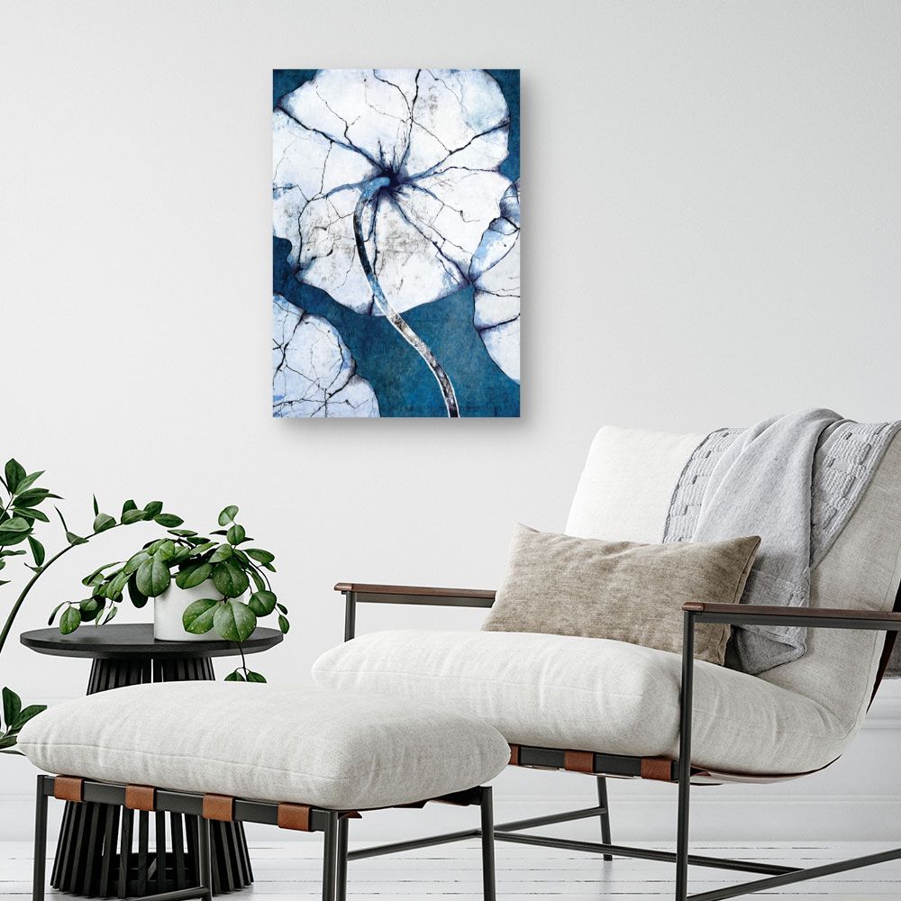 Tableau Fleurs texturées