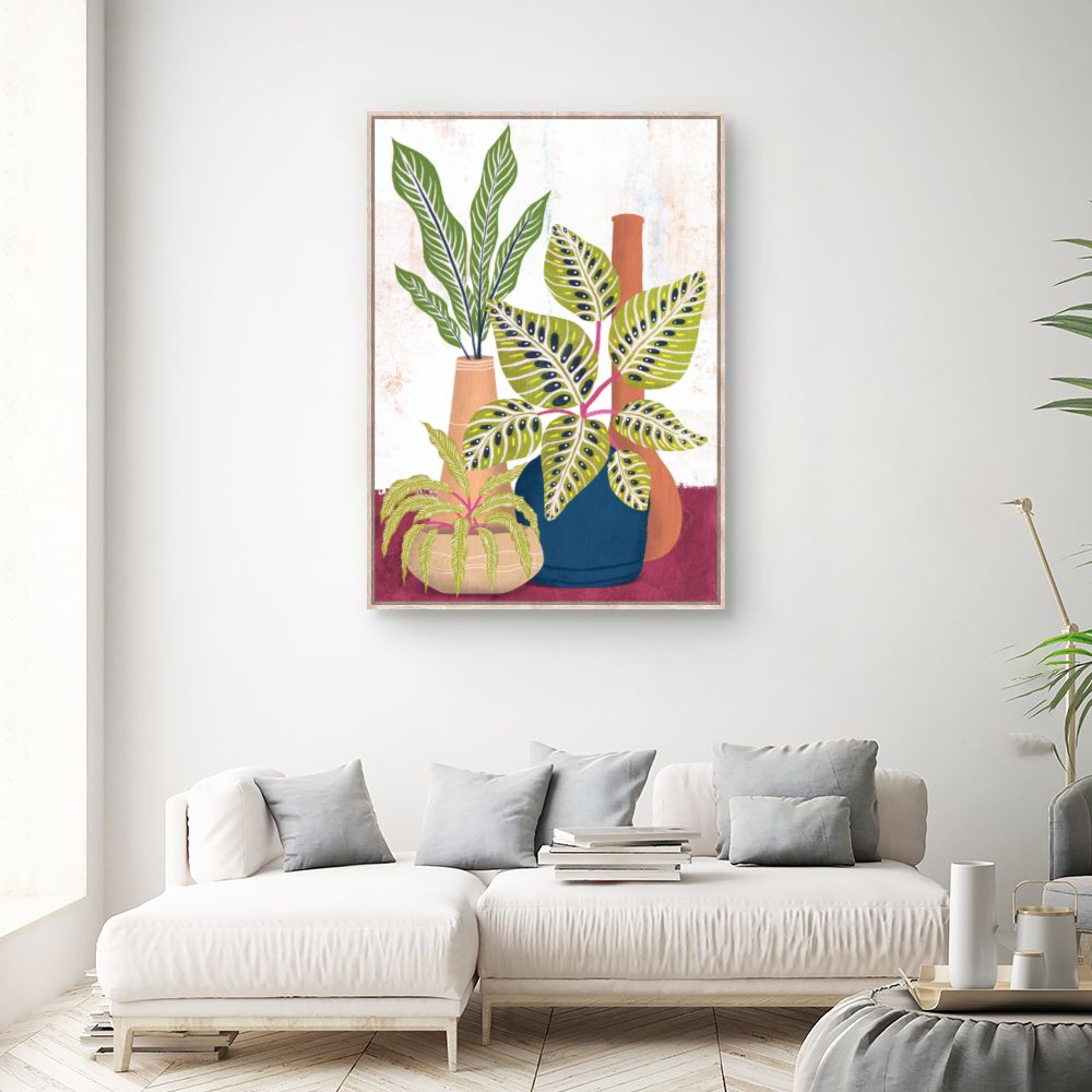 Tableau Feuillage exotique