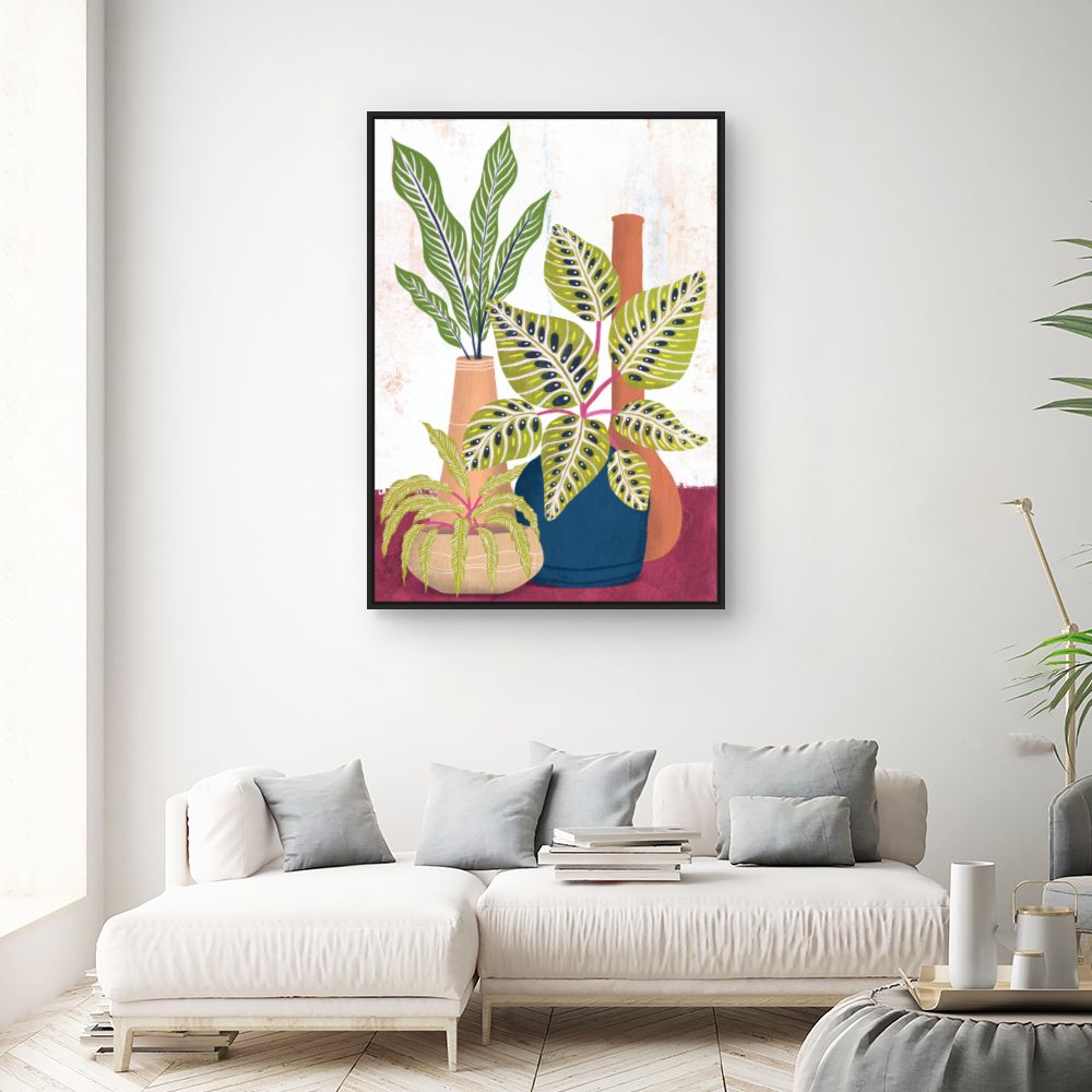 Tableau Feuillage exotique
