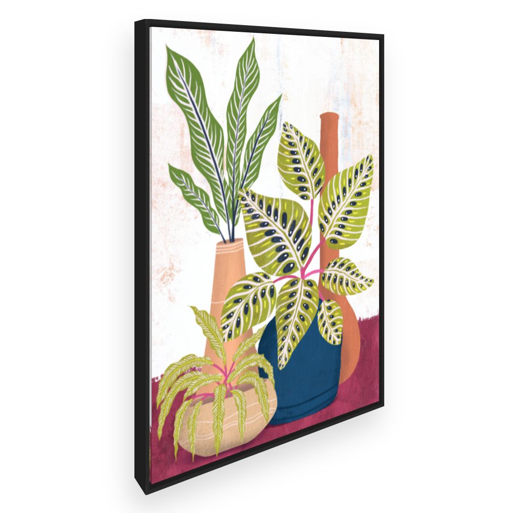 Toile Feuillage exotique