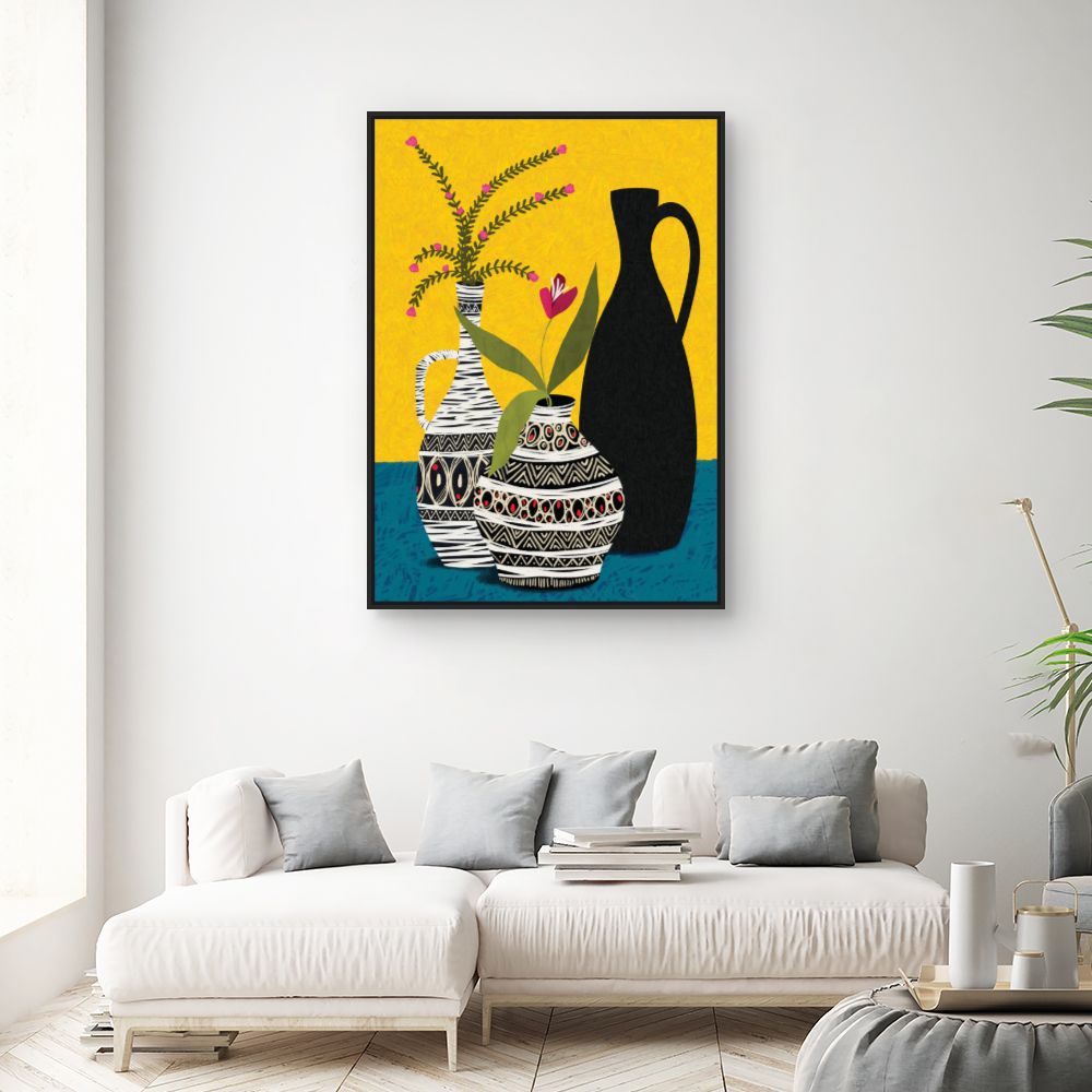 Tableau Vases colorés