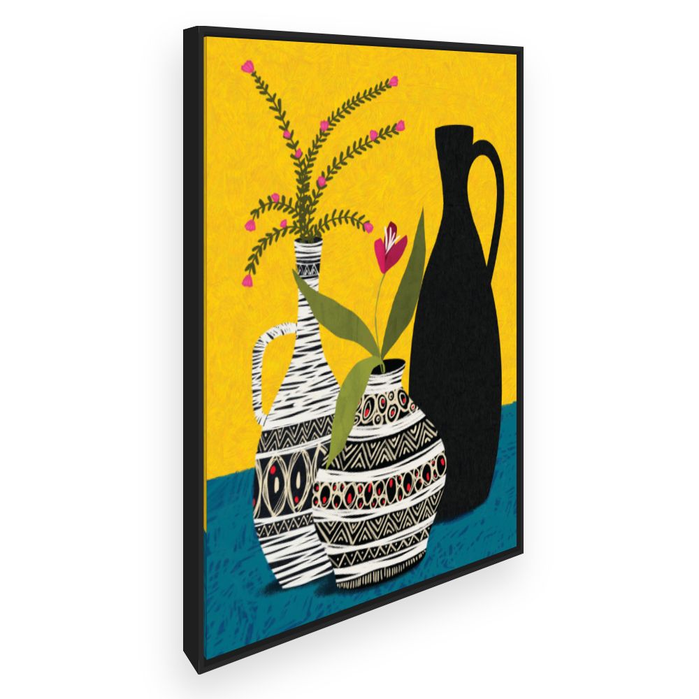 Toile Vases colorés