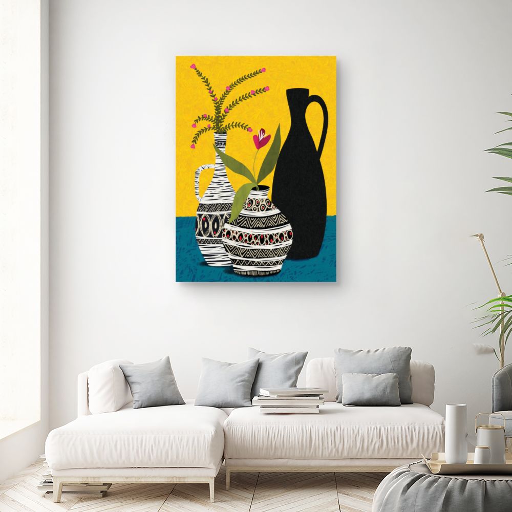 Tableau Vases colorés