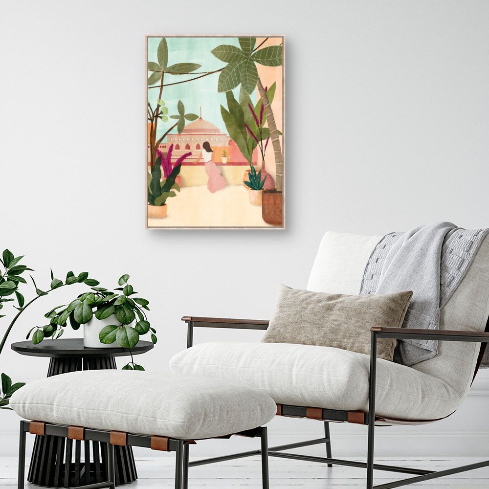 Tableau Terrasse exotique