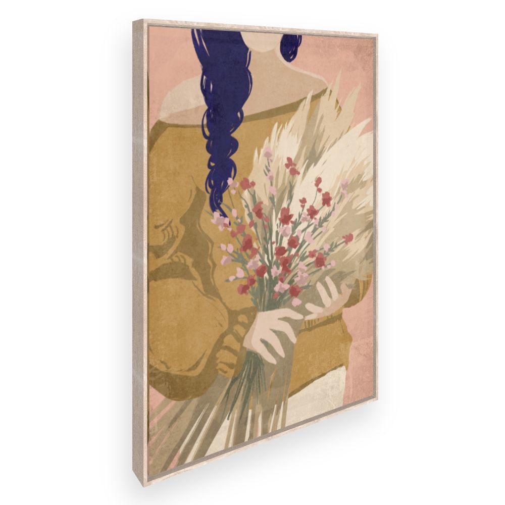 Toile Élégance florale