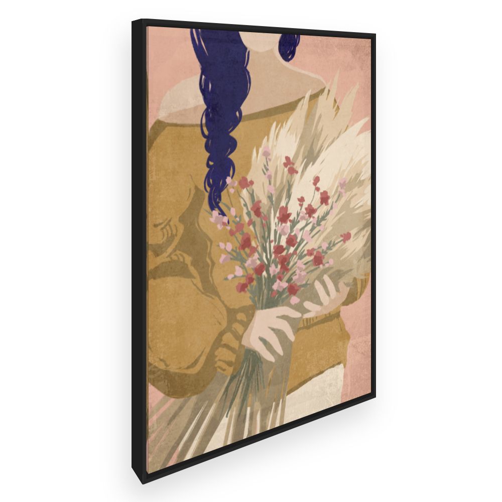 Toile Élégance florale