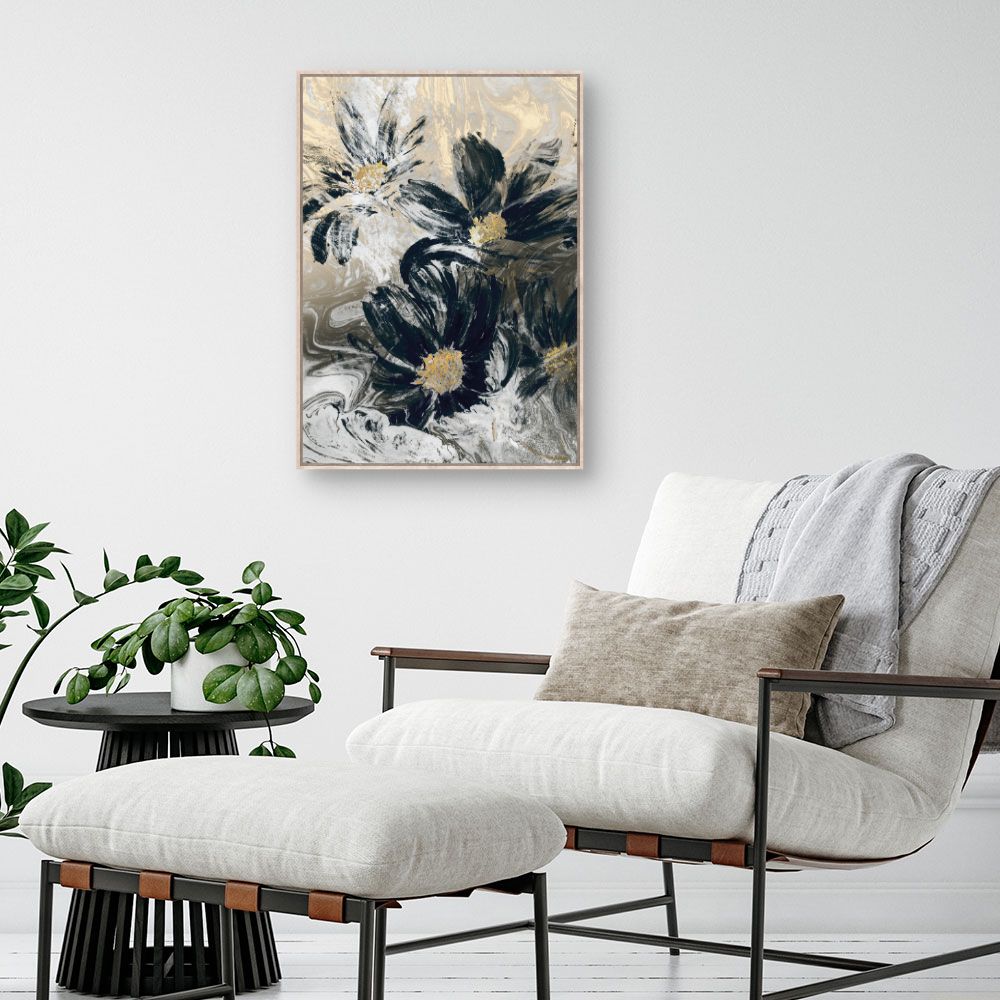 Tableau Fleurs abstraites
