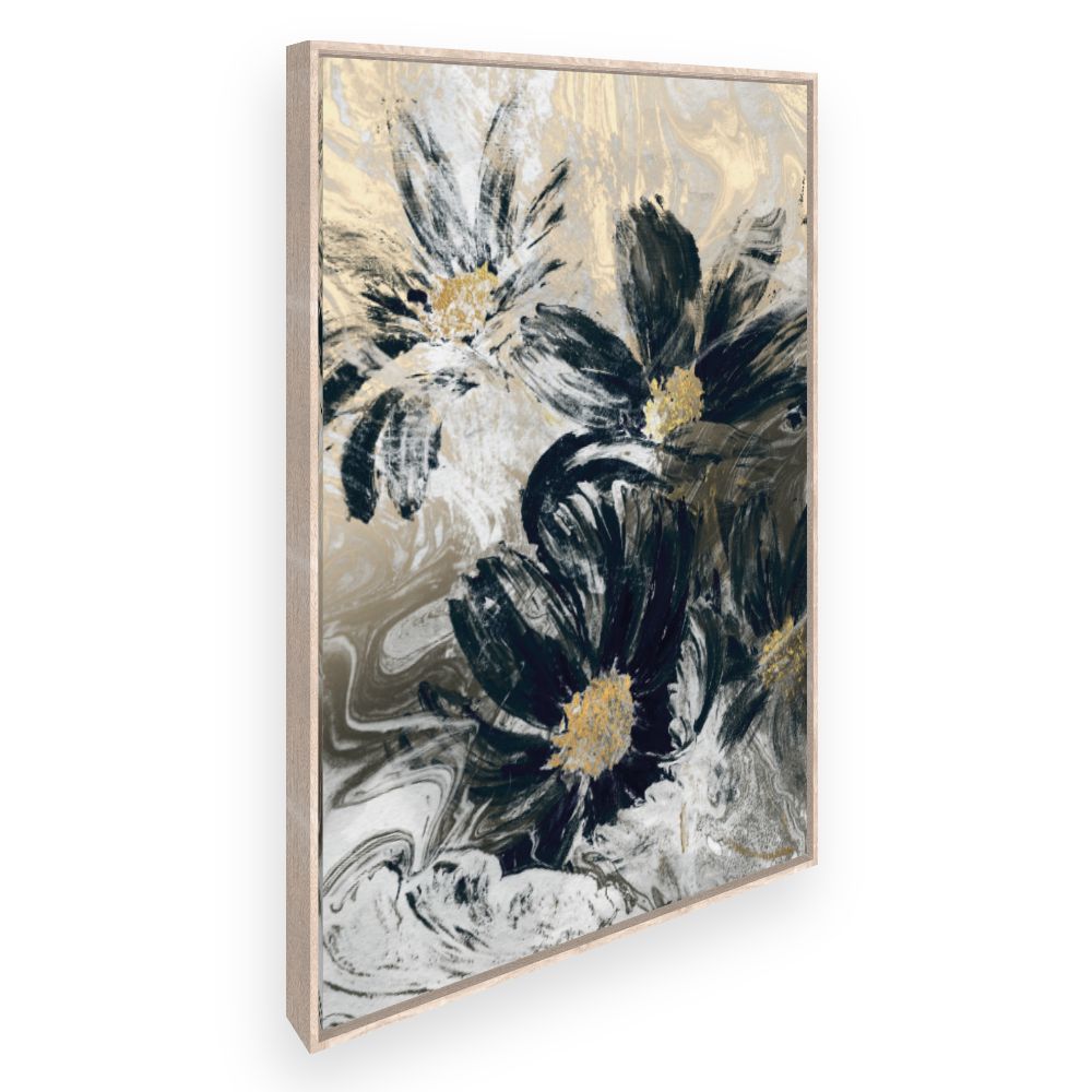 Toile Fleurs abstraites