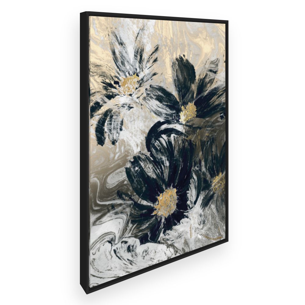 Toile Fleurs abstraites