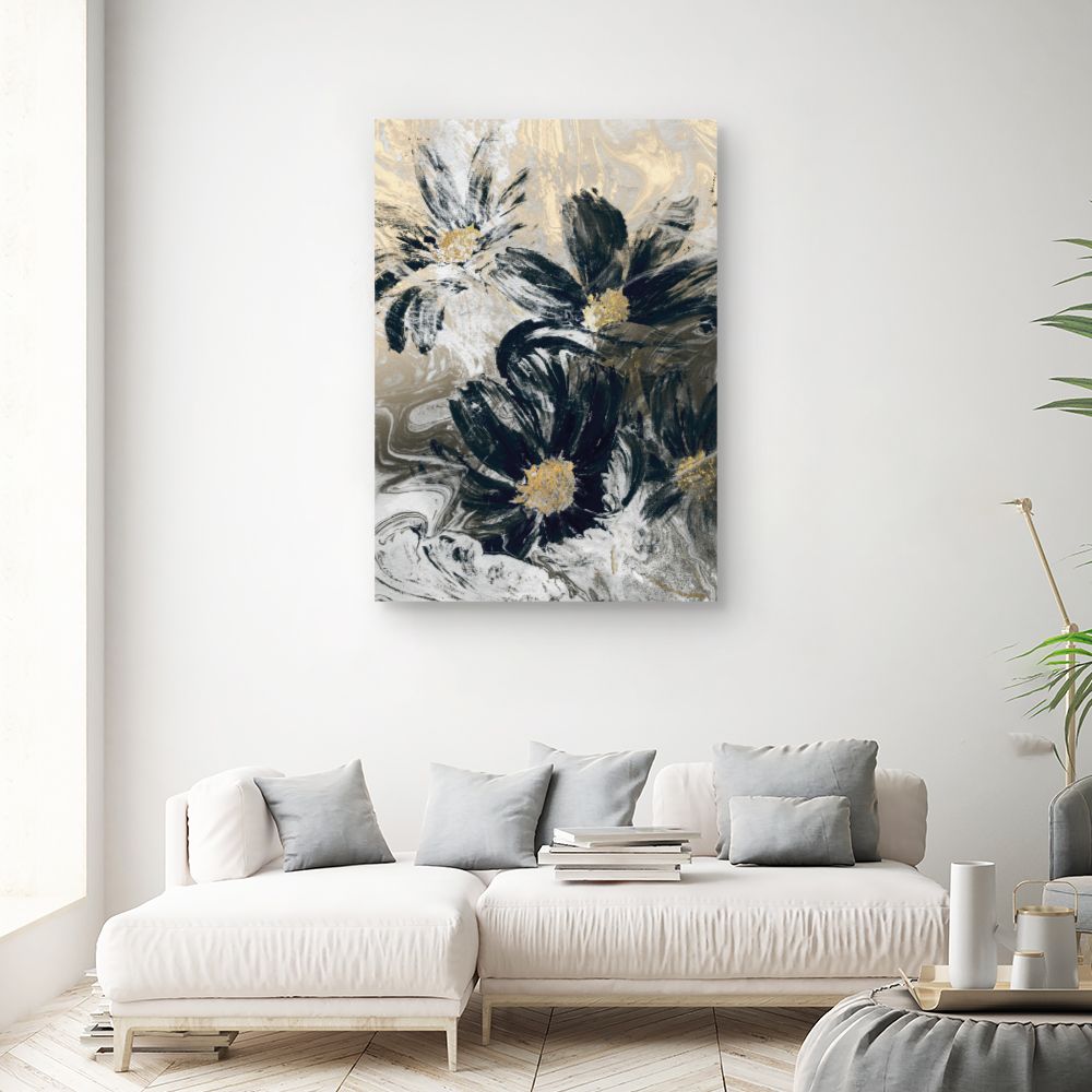 Tableau Fleurs abstraites