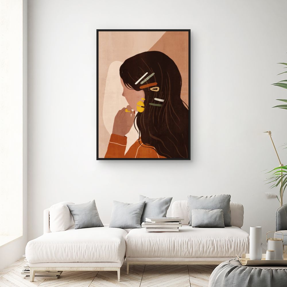Tableau Silhouette élégante