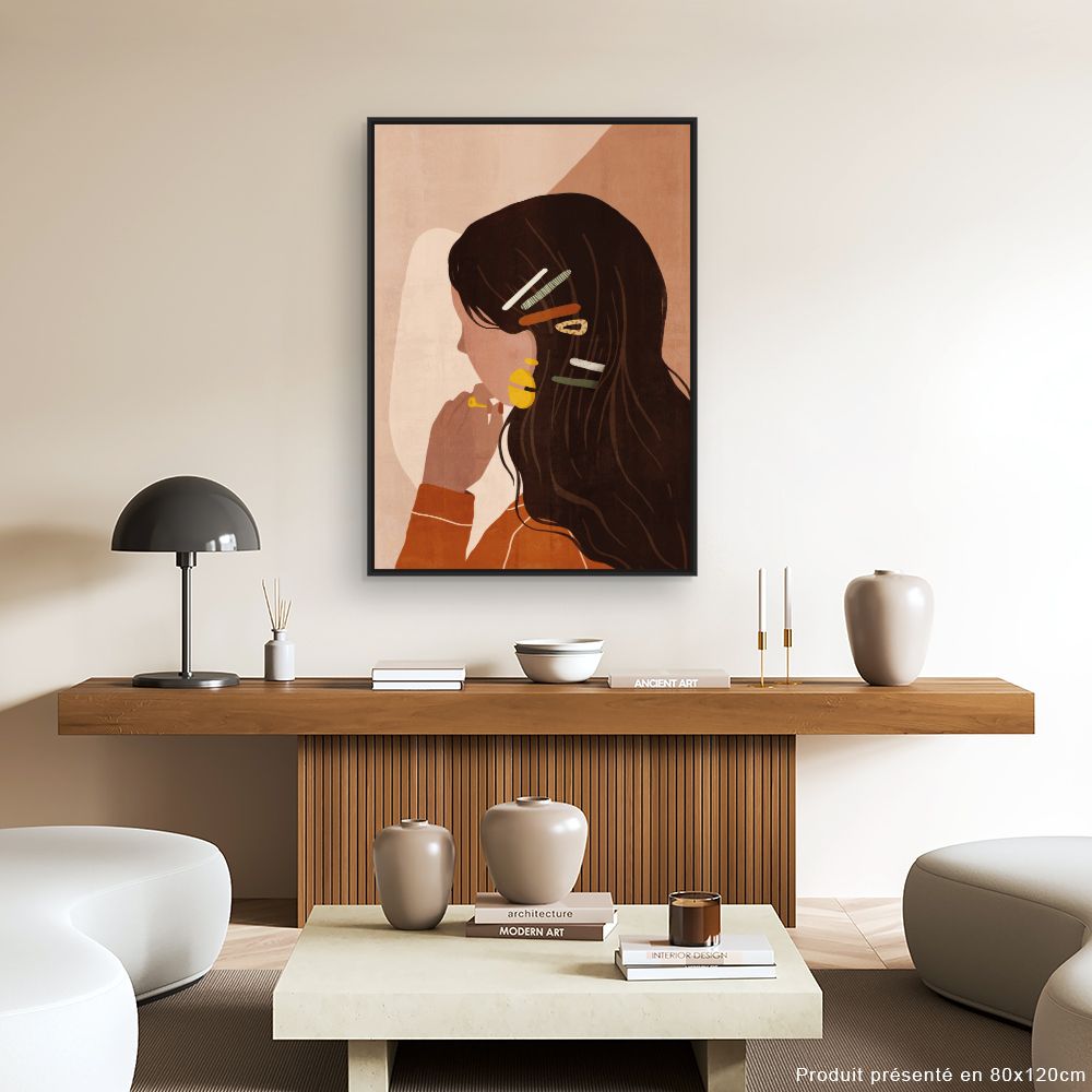 Tableau Silhouette élégante