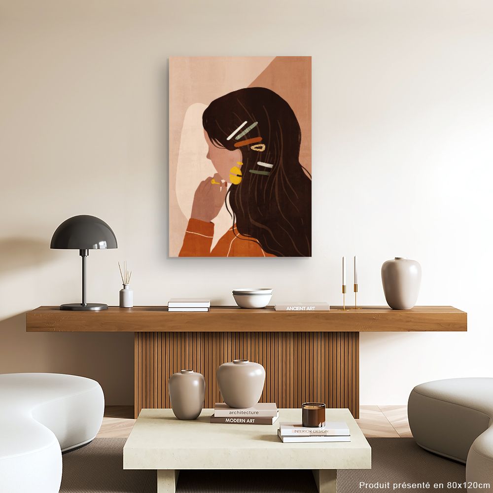 Tableau Silhouette élégante