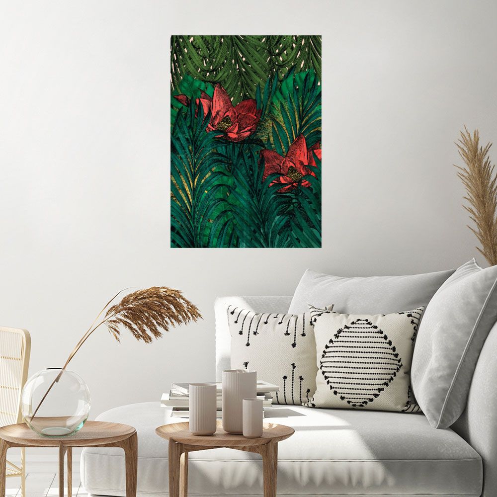 Affiche Fleurs exotiques fascinantes