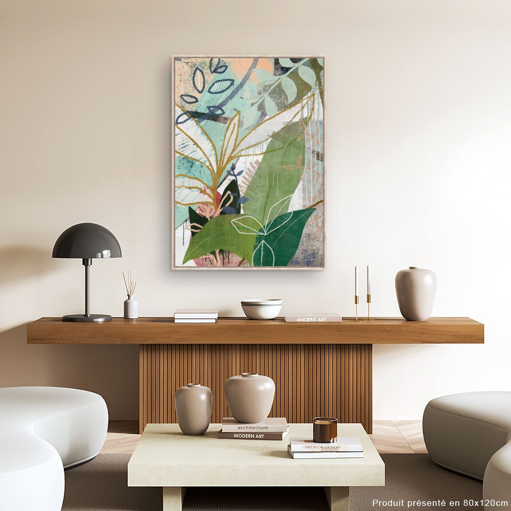 Tableau Feuillage abstrait