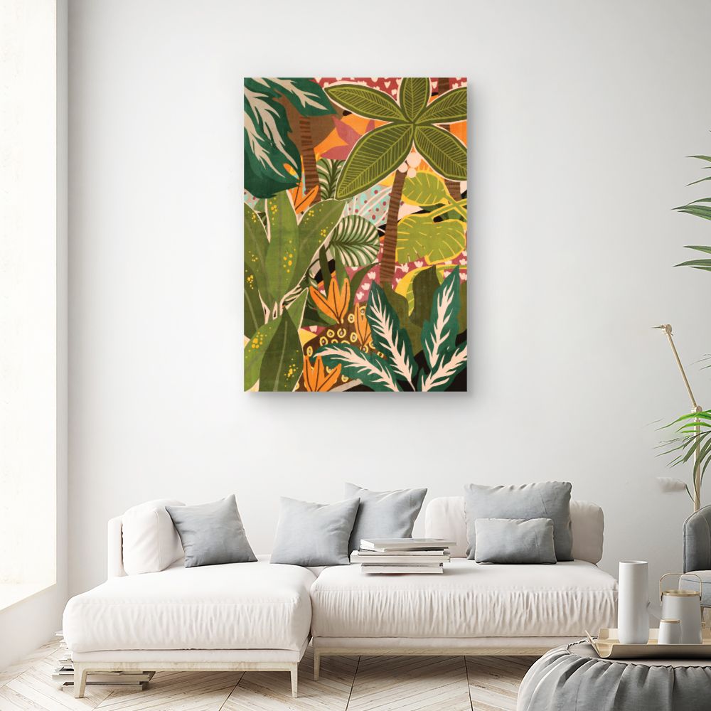 Tableau Jungle tropicale