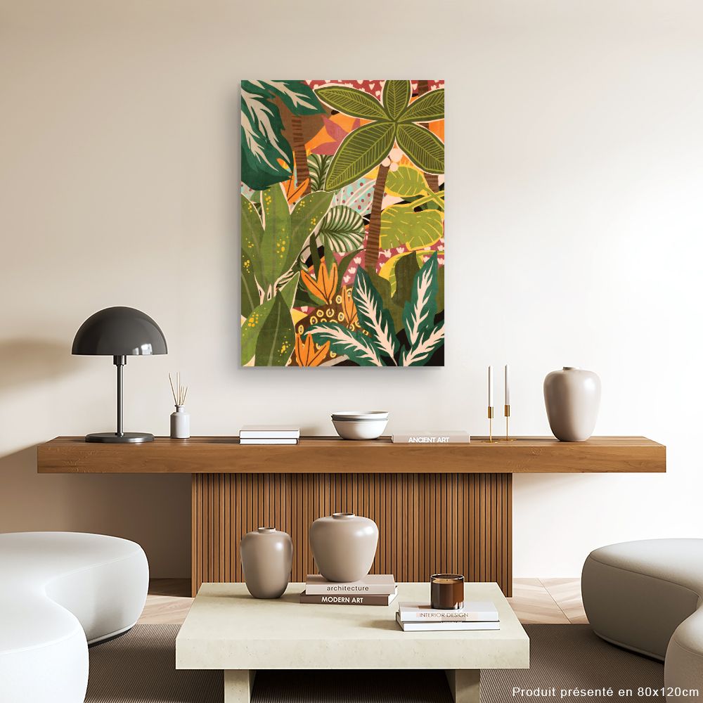 Tableau Jungle tropicale
