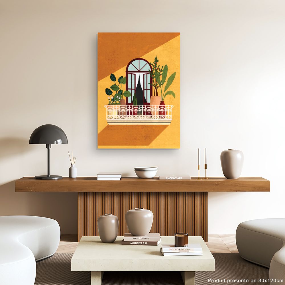 Tableau Balcon ensoleillé