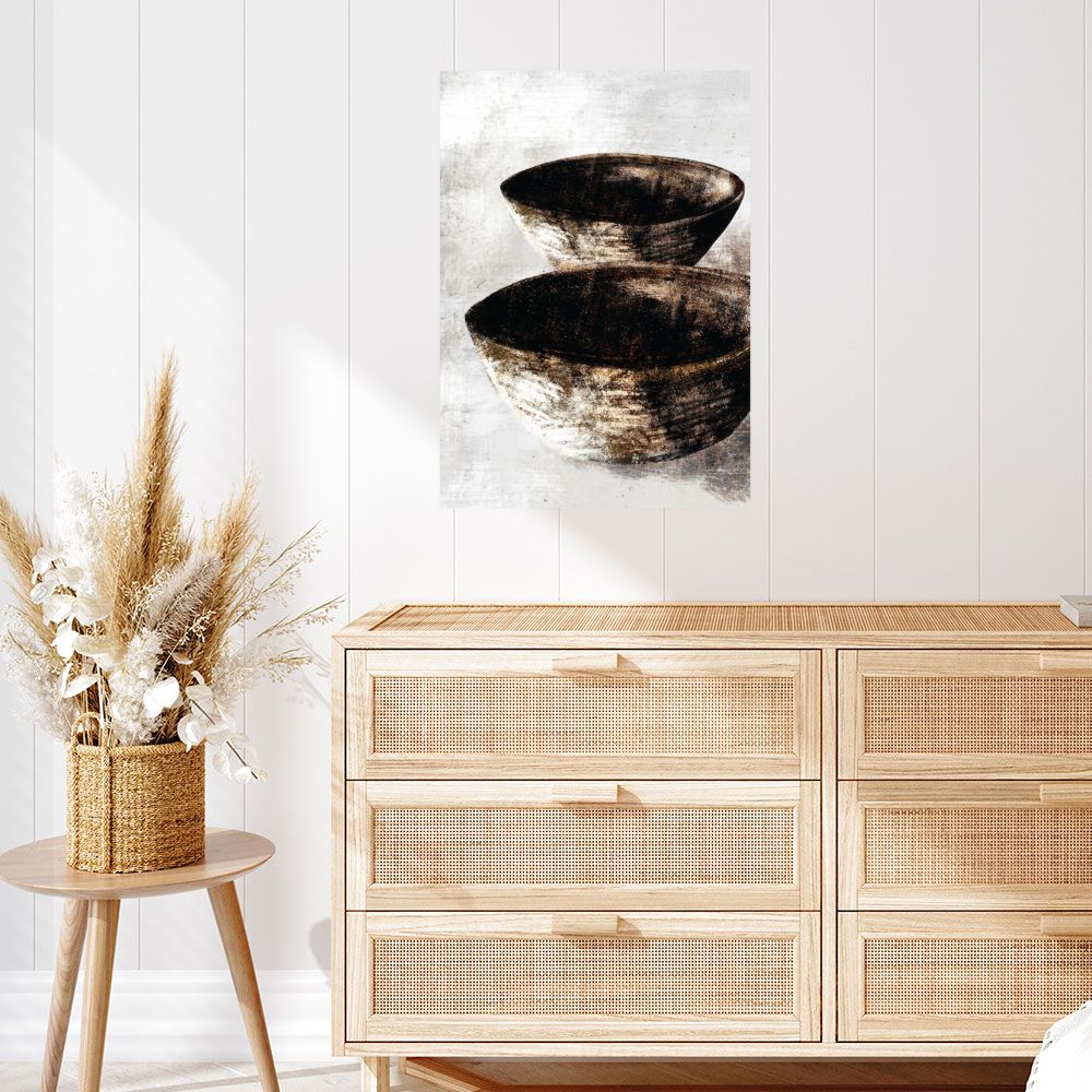 Affiche Bols texturés