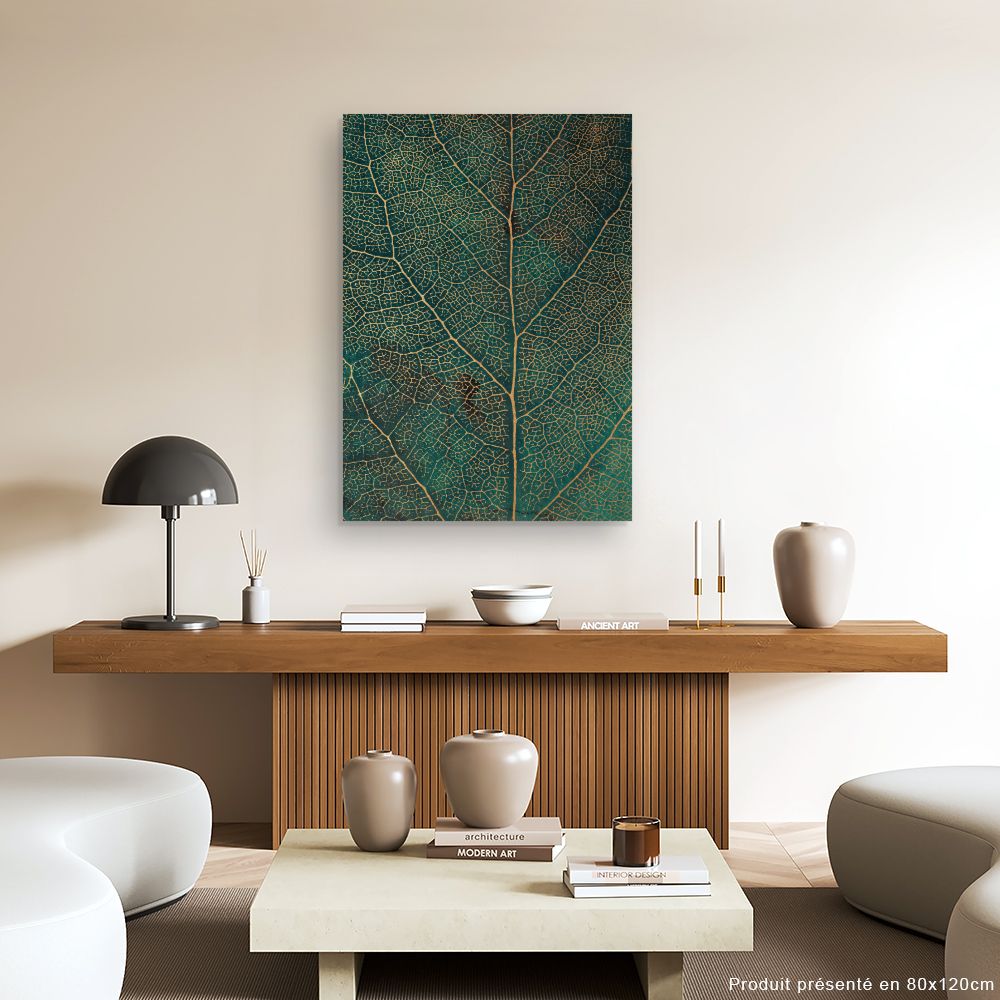 Tableau Veine de feuille