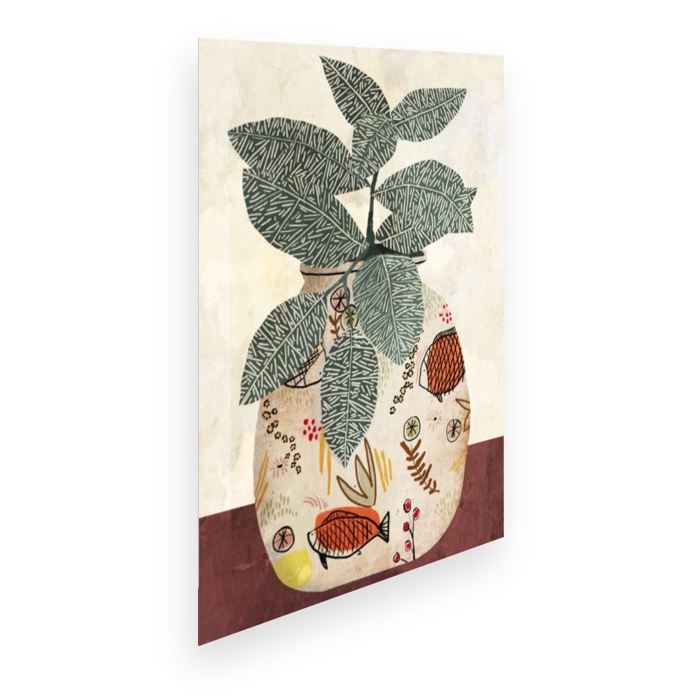Affiche Vase botanique chic