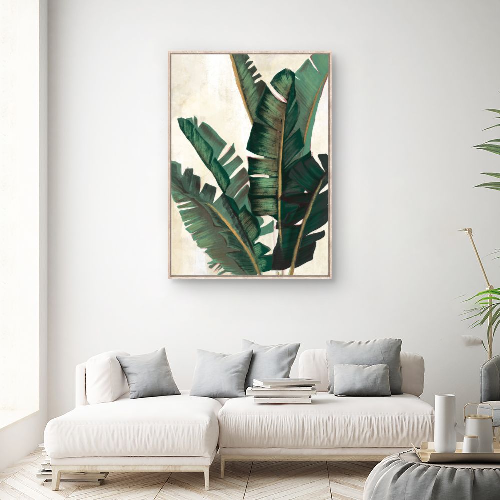 Tableau Feuilles exotiques