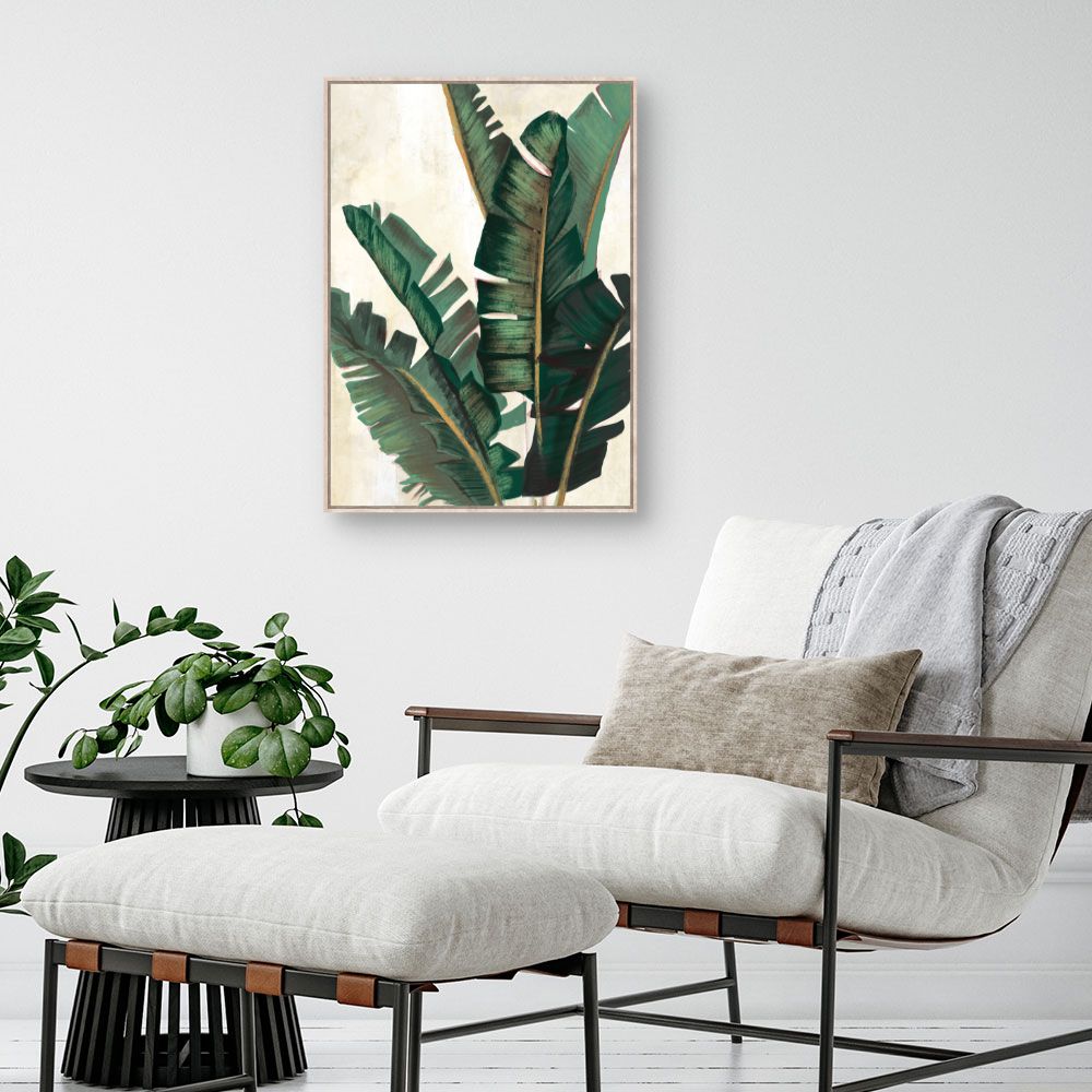 Tableau Feuilles exotiques