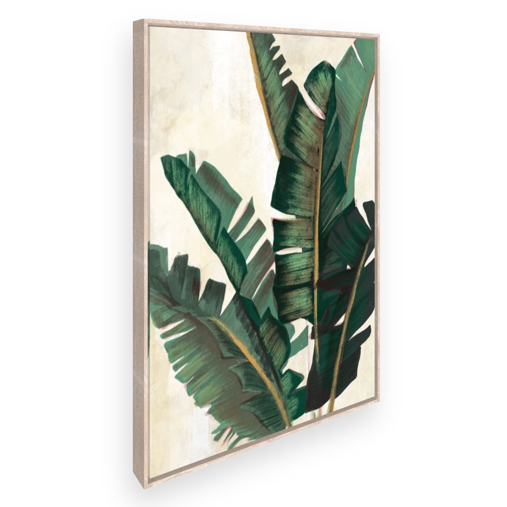 Toile Feuilles exotiques