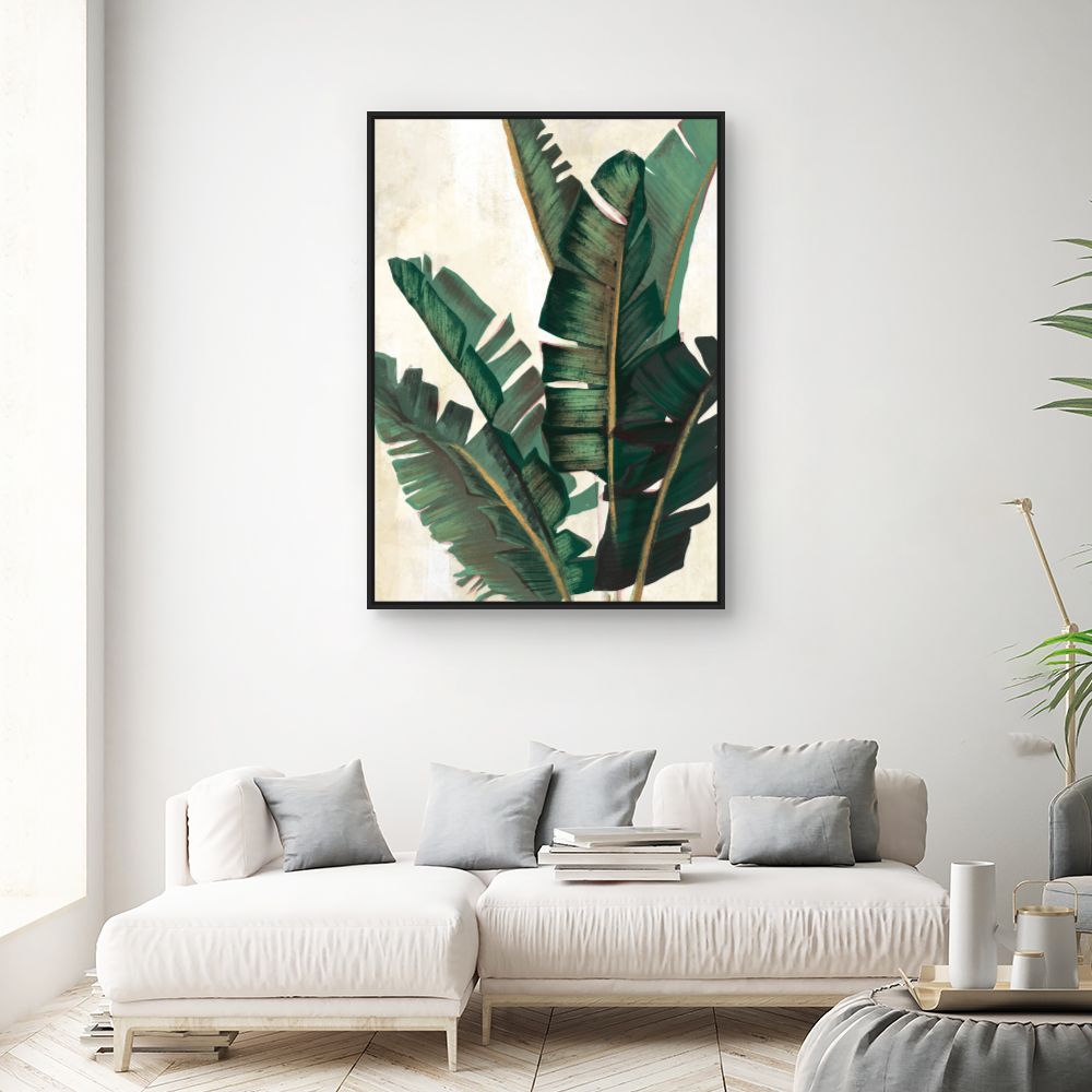 Tableau Feuilles exotiques