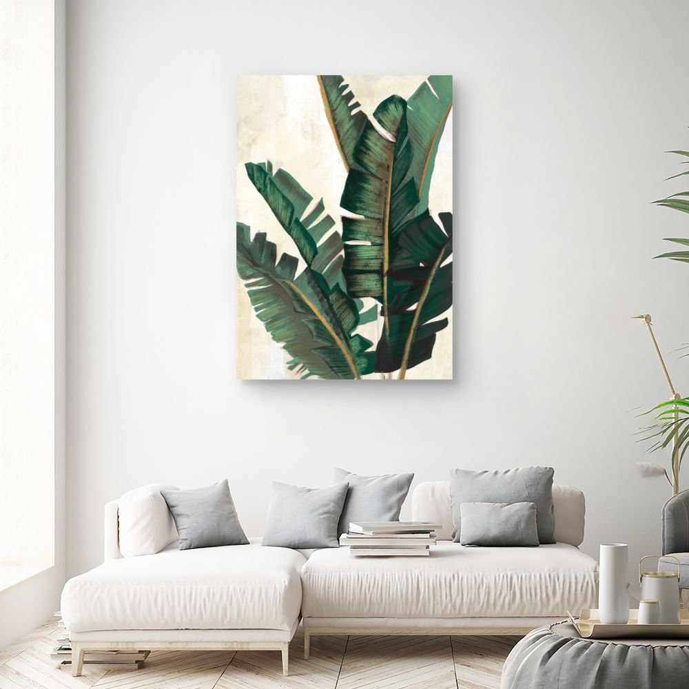 Tableau Feuilles exotiques