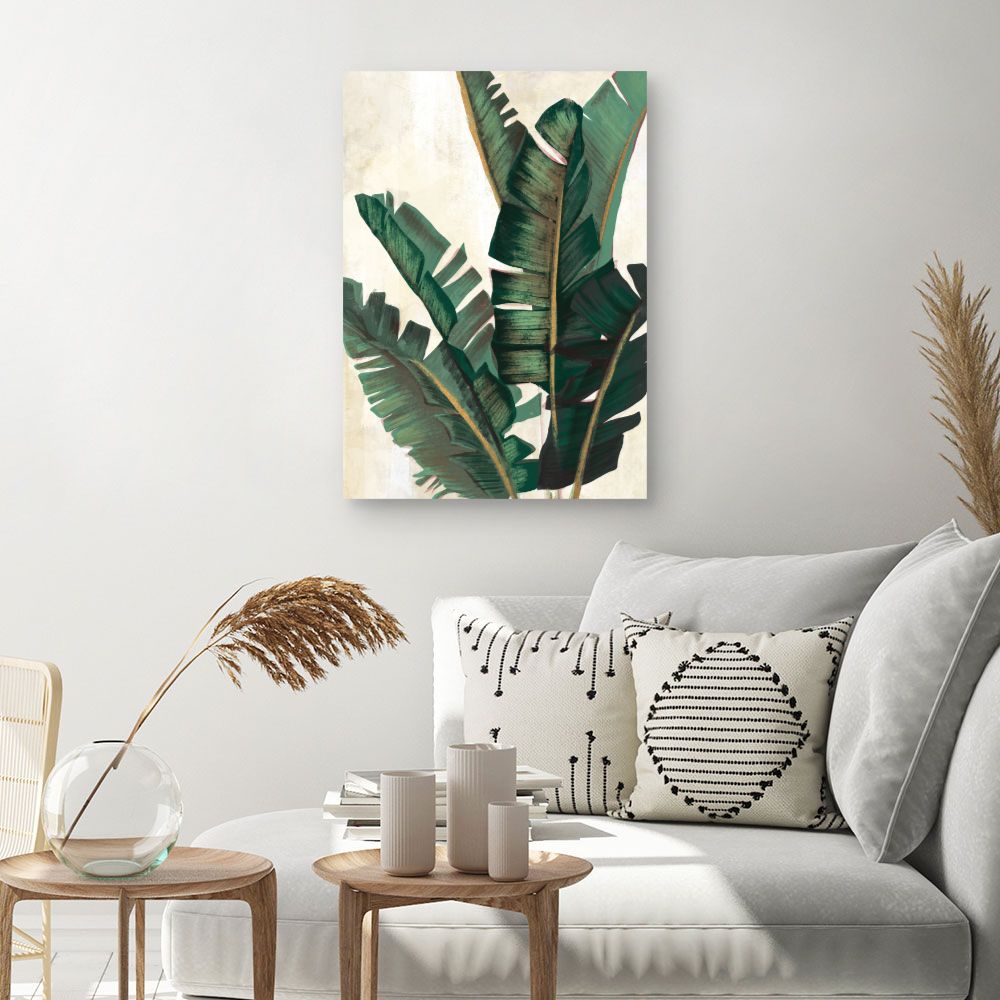 Tableau Feuilles exotiques