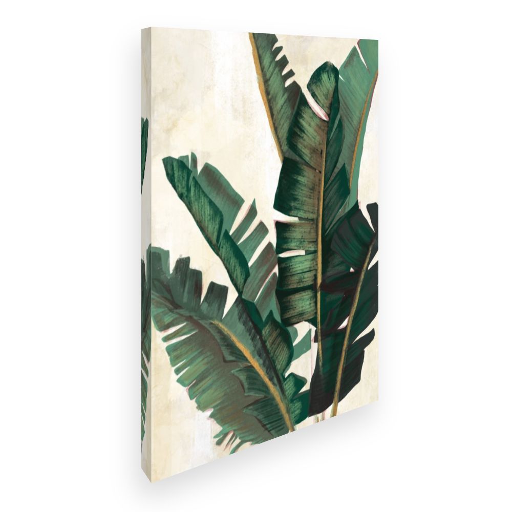 Toile Feuilles exotiques