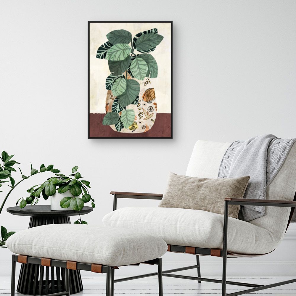 Tableau Feuillage exotique