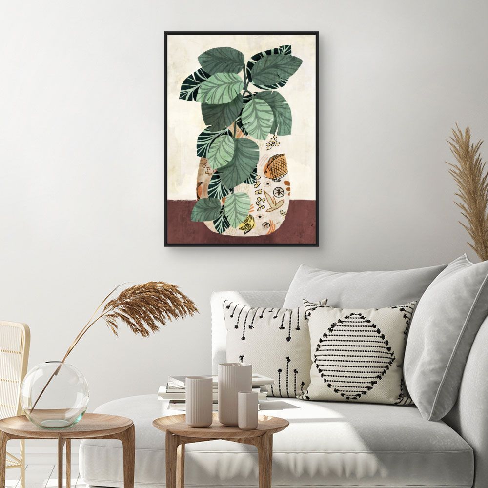 Tableau Feuillage exotique