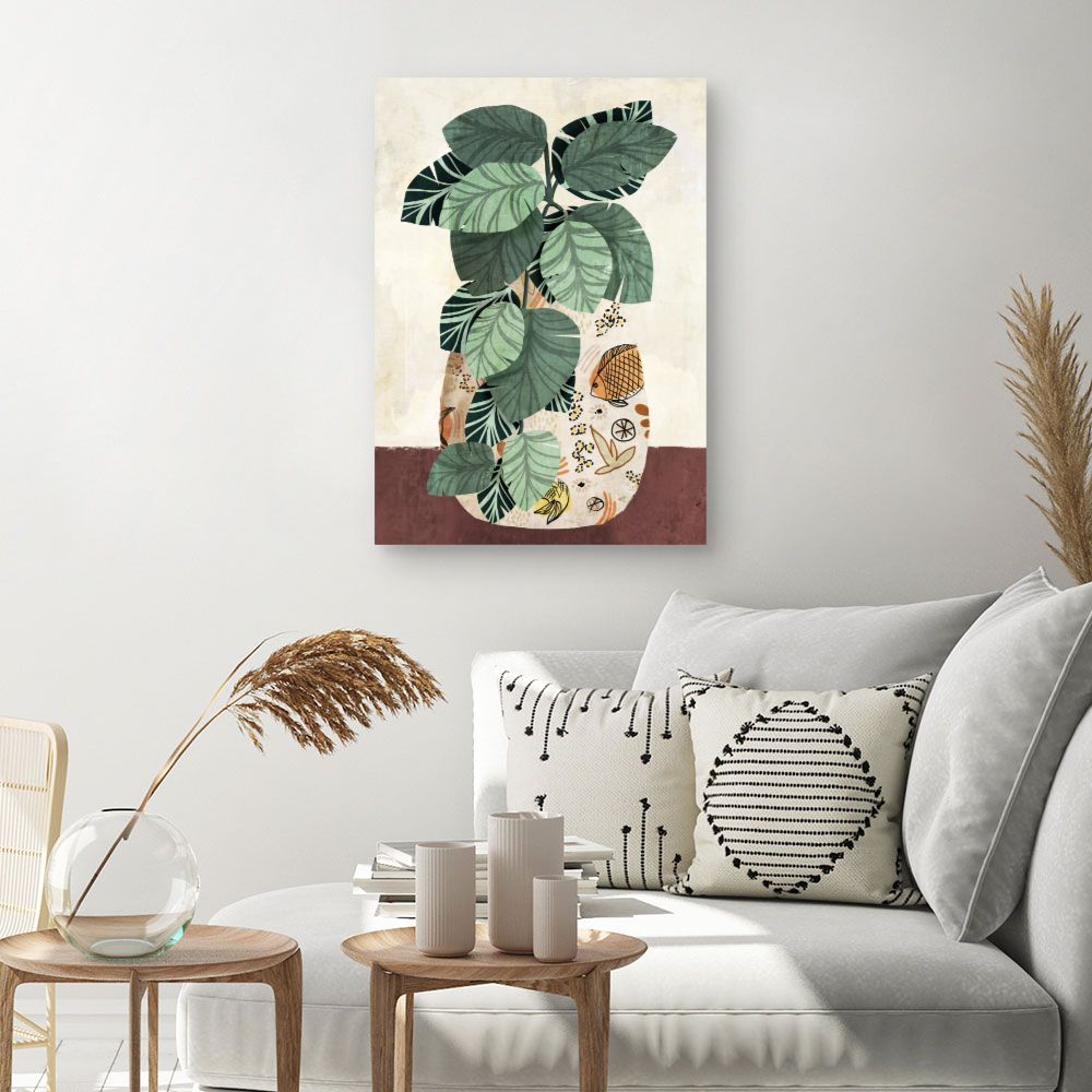 Tableau Feuillage exotique