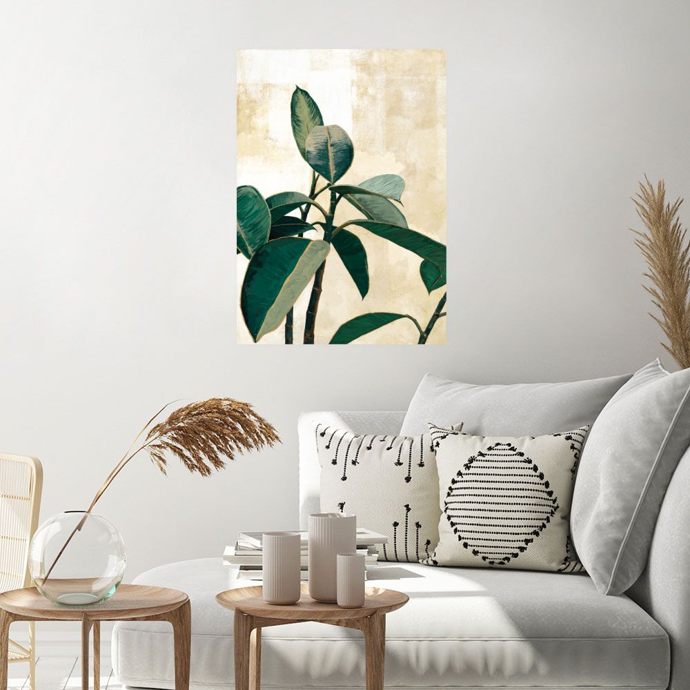 Affiche Feuilles verdoyantes