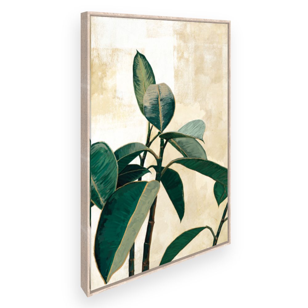 Toile Feuilles luxuriantes