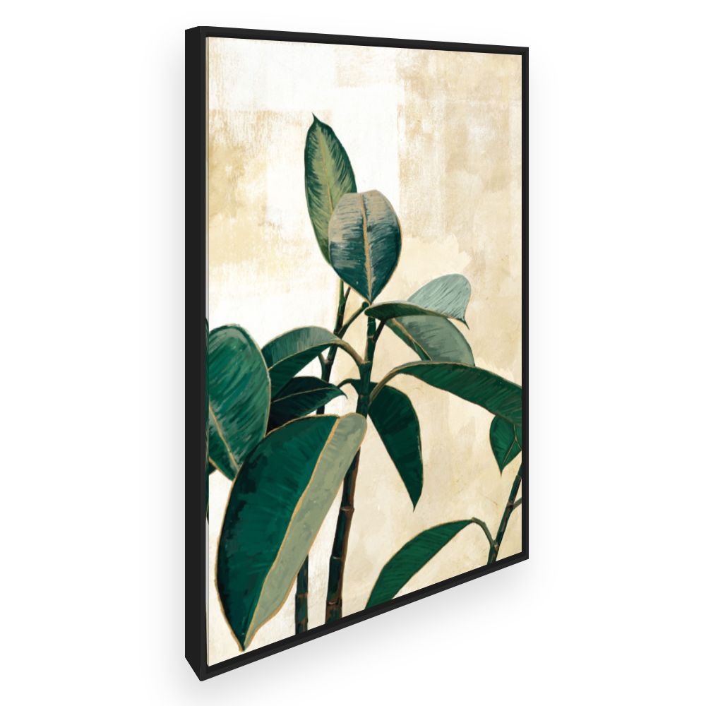 Toile Feuilles luxuriantes