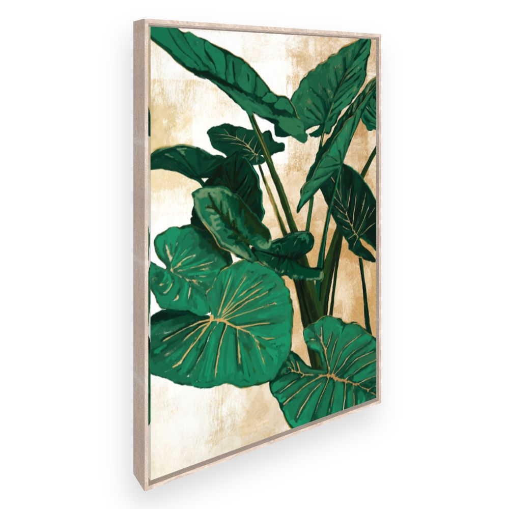 Toile Feuilles luxuriantes