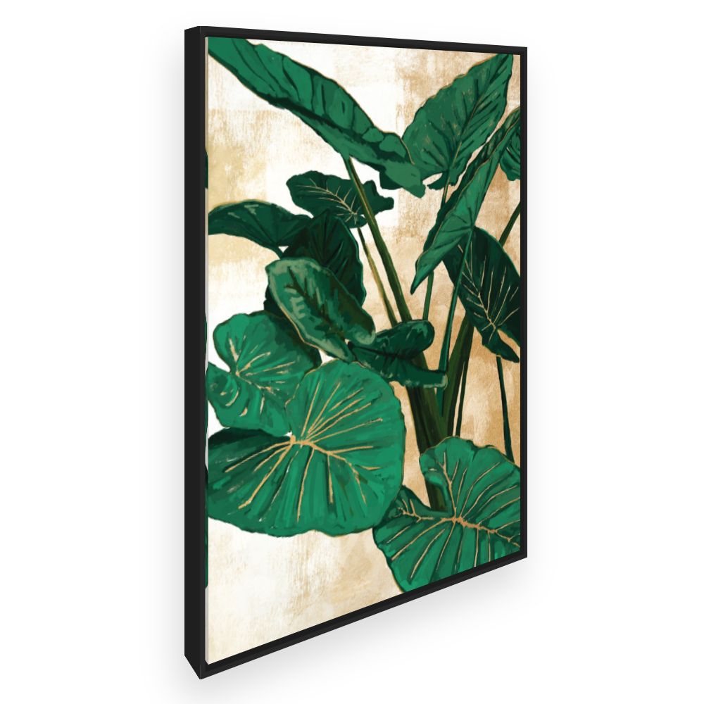 Toile Feuilles luxuriantes