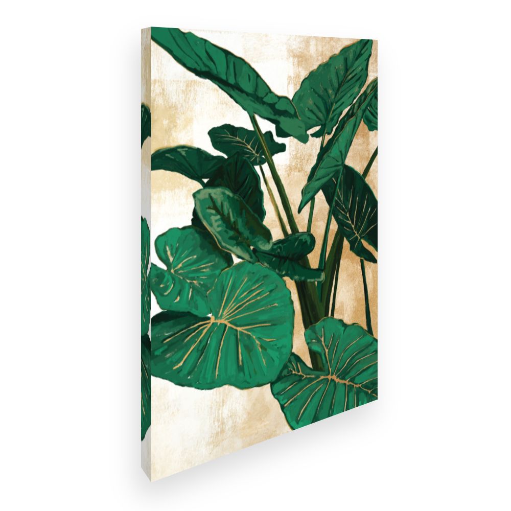Toile Feuilles luxuriantes